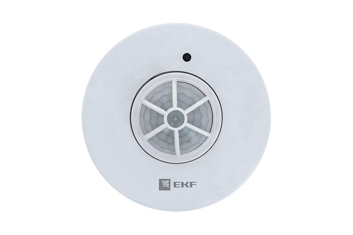 Датчик движения EKF MS-28A PROxima (dd-ms-28A) ИК потолочный 1200 Вт 360 гр. до 8 м IP20