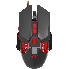 Мышь проводная Acer Nitro OMW302 черный, 7200 dpi, USB, кнопки - 7