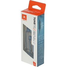 Проводные наушники JBL Tune 110 синий, внутриканальные, Jack 3.5 мм