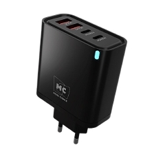 Сетевое зарядное устройство MORE CHOICE NC95 2USB+2Type-C 3.0A PD 65W, черный
