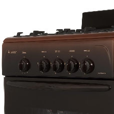 Плита газовая Gefest CG 50М02 К83 коричневый, конфорок 4 шт, духовка 42 л, 50 см x 85 см x 53 см