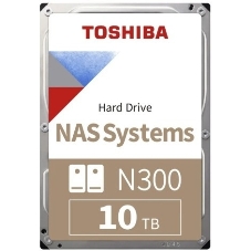 Жесткий диск HDD Toshiba N300 10Tb 7200rpm SATA-III 512Mb 3.5