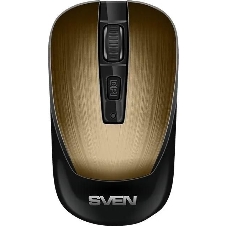 Мышь беспроводная SVEN RX-380W античная бронза, 1600 dpi, радиоканал, USB, кнопки - 4
