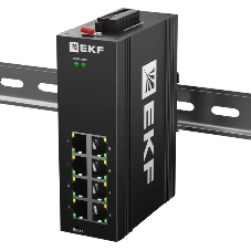 Коммутатор EKF TSX-ML2-8GTP, 8×1 Гбит/с PoE, управляемый
