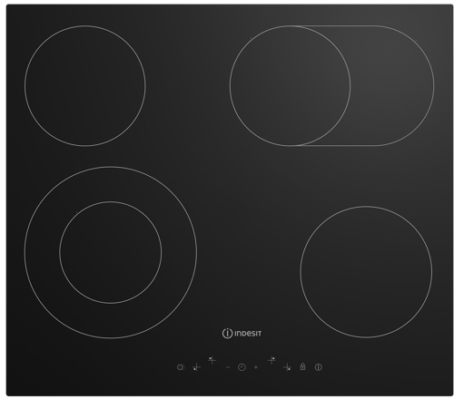 Электрическая варочная панель Indesit IRT 660, независимая, черный