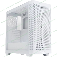 Компьютерный корпус без блока питания HSPD M740, Mesh Mid Tower, белый, TG, 0.6 SPCC, no fans, E-ATX, ATX, mATX, mITX, 170/400/200мм, 4x2.5