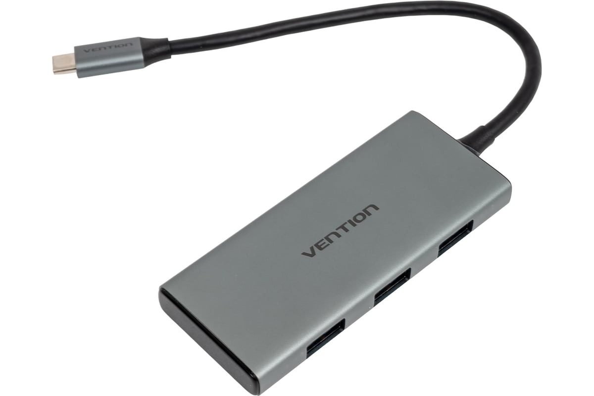 USB-концентратор Vention TOOHB, USB Type-C, USB/HDMI/SD/XD/CF/MS/TF,USB Type-C