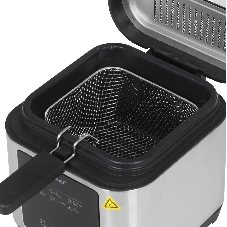 Фритюрница-фондю Steba DF 150 F серебристый/чёрный, 1200 Вт, 2.5 л, 0.8 кг, таймер