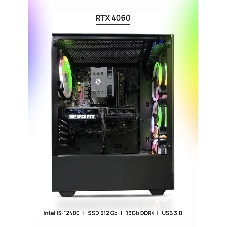Игровой компьютер IT Premium i5-12400F/16Gb DDR4/B760/SSD 512Gb/RTX5060/DOS