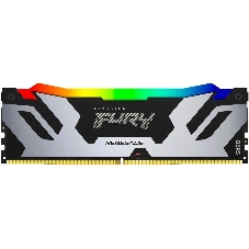 Оперативная память Kingston Fury Renegade RGB, DDR5, 24GB (1x24 GB), 7200 MHz, CL38, радиатор, RGB, серебристый