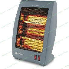 Инфракрасный обогреватель Sakura SA-0670DG, серый, кварцевый, 900Вт, 20 м2