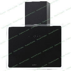 Вытяжка кухонная вертикальная Krona AURA 600 FRAME BLACK S черный с прозрачным кантом