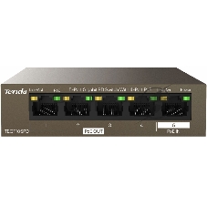 Коммутатор Tenda TEG1105PD, 5×1 Гбит/с PoE, неуправляемый