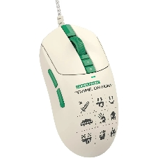 Мышь проводная A4Tech Bloody W72 Ultra Pixels Green рисунок/бежевый/зеленый, 20000 dpi, USB, кнопки - 7