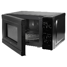 Микроволновая печь BBK 20MWS-709M/B черный, 20 л, 700 Вт, переключатели - поворотный механизм