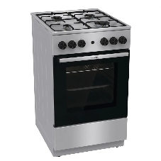 Плита газовая Gorenje GGI5A21XJ серебристый, конфорок 4 газовых, духовка 61 л, 50 см x 85 см x 59.4 см
