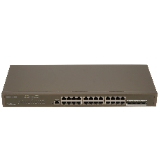 Коммутатор IP-COM G3328F, 24×1 Гбит/с + 4×1 Гбит/с SFP, управляемый