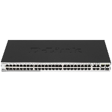Коммутатор D-Link DGS-1210-52/F1A, 48×1 Гбит/с + 4×1 Гбит/с SFP, управляемый