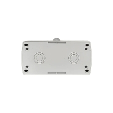 Розетка EKF Мурманск EFR16-129-30-54 2-местная 16А с заземлением с крышкой IP54 серый с защитными шторками