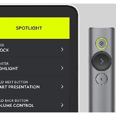 Презентер Logitech Spotlight R-R0011 серый, Bluetooth, кнопки - 3