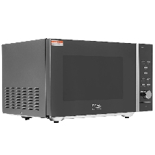 Микроволновая печь CASO MG 25 Ceramic Menu серебристый/черный, 25 л, 900 Вт, переключатели - кнопки, поворотный механизм
