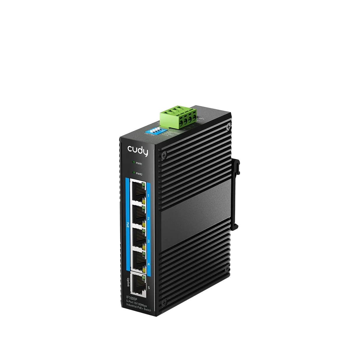 Коммутатор CUDY IF1005P, 5×100 Мбит/с, неуправляемый
