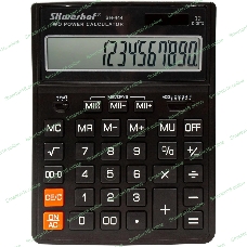 Калькулятор настольный Silwerhof SH-444 черный 12-разр.