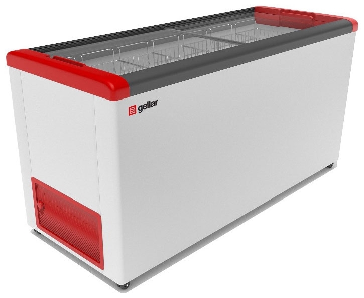 Морозильный ларь FROSTOR GELLAR FG 600 C красный, 520л