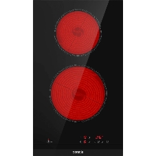 Варочная панель Gorenje ECT321BCSC, конфорок: 2 шт., стеклокерамика, независимая, черный