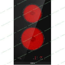 Варочная панель Gorenje ECT321BCSC, конфорок: 2 шт., стеклокерамика, независимая, черный
