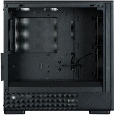 Компьютерный корпус Zalman P10 NAMU, MATX, черный, WINDOW, FRONT COVER WALNUT, 2x3.5