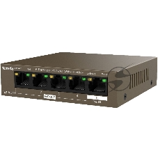 Коммутатор Tenda TEG1105PD, 5×1 Гбит/с PoE, неуправляемый