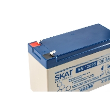 Батарея для ИБП свинцово-кислотная SKAT SB 1209S тип AGM 12V 9А·ч I зар. 2,6 А (ножевые клеммы) (8970)