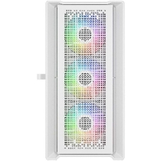 Компьютерный корпус Powercase ByteFlow Micro White, Tempered Glass, 4х 120мм ARGb fans, ARGb HUB, белый, mATX (CAMBFW-A4)