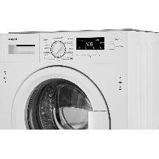 Встраиваемая стиральная машина Weissgauff WMI 6147 Inverter Steam класс:A+++, загрузка до 7кг, отжим:1400об/мин, белый