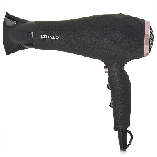 Фен DELTA LUX DL-0941 черный/розовый, 2200 Вт, ионизация