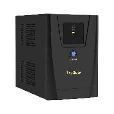 Источник бесперебойного питания ExeGate SpecialPro UNB-1200.LED.AVR.C13.RJ 1200VA/750W, LED, AVR, 6*IEC-C13, RJ45/11, черный
