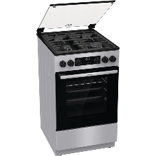 Плита Комбинированная Gorenje GK5C41SF серый (стеклянная крышка) реш.чугун