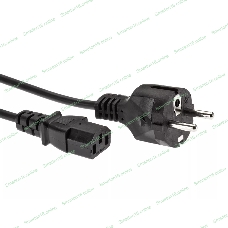 Кабель компьютер - розетка 3 м 220V (Европейский стандарт) VCOM/TELECOM