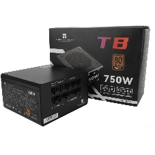 Блок питания Thermalright, 750W 80+ Bronze (ATX, 3.0, PCIe 5.0, Full modular, 1x24(20+4)pin, 2xCPU 8(4+4)pin, 4xPCIe*2 8(6+2)pin, 3xSATA3, 1x12+4pin (12VHPWR PCIe 5.0 12+4pin 600mm), 3xMOLEX4pin, Active, 120x120мм, 150x140x86mm, APFC, black)