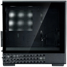 Компьютерный корпус Zalman P10 NAMU, MATX, черный, WINDOW, FRONT COVER WALNUT, 2x3.5