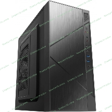 Компьютерный корпус с блоком питания 450Вт. Case Forza mATX case, black, w/PSU 450W 12cm, w/2xUSB 2.0, w/2xUSB 3.0, w/1xType-C (USB 2.0), w/pwr cord, w/o FAN