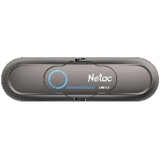 Флешка USB Netac US9 (NT03US9C-512G-32TA), 512Gb, USB 3.2 Gen2 Type-A/USB Type-C, R/W 1000/900, серебристый