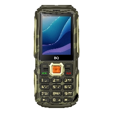 Мобильный телефон BQ 2430L Tank Connect камуфляж/золотистый