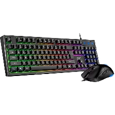 Комплект клавиатура+мышь Genius Scorpion KM-GX6 проводной, USB, 3200 DPI, черный
