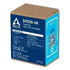Вентилятор для корпуса Arctic S4028-6K черный, 40 мм, 6000 об/мин, 4 pin