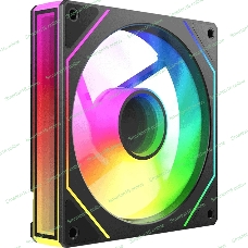 Вентилятор для корпуса Bloody CF-11 LCD ARGb 120х120x25 черный 4-pin 32дБ (упак.:1шт) (CF-11-ARGb120-BK) Ret