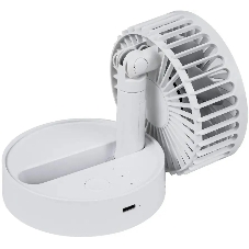 Вентилятор Centek CT-5044 белый, настольный, 4 Вт, 3 скорости, 10 см