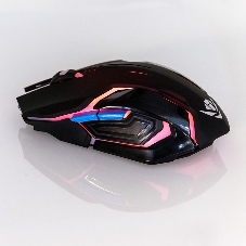 Мышь беспроводная Nakatomi MROG-20UR черный, 2400 dpi, радиоканал, USB, кнопки - 6