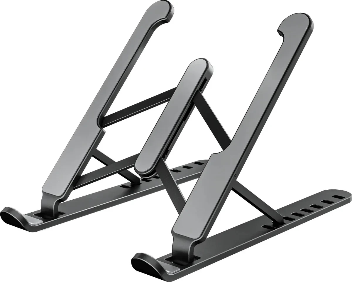 Подставка для ноутбука Buro BU-LS100 260x20x60мм 220г пластик ABS черный